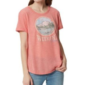 Frayed Carleigh Weekend Graphic T-Shirt